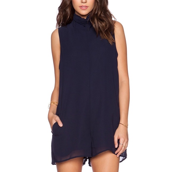ONE TEASPOON Dynasty Romper in Navy - Picture 1 of 8